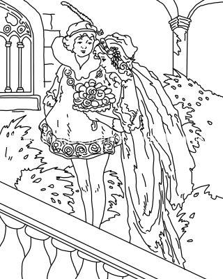 Cinderella Coloring Pages 15