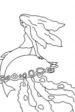 Mermaid Coloring Pages 8