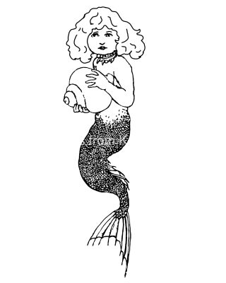 Mermaid Coloring Pages 4