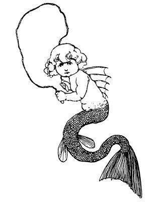 Mermaid Coloring Pages 6