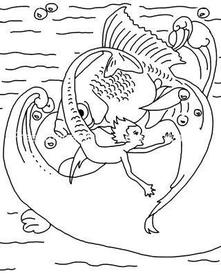 Mermaid Coloring Pages 7