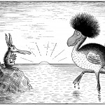 Cute Cartoon Animals 5 - The Spoonbill and the Wigbird