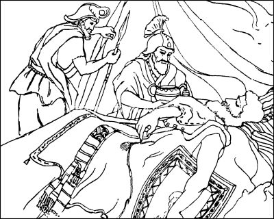 Biblical Coloring Pages 1
