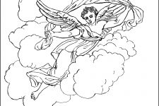 Angel Pictures To Color 1
