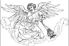 Angel Pictures To Color 6