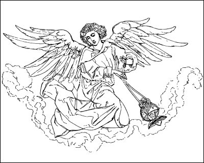 Angel Pictures To Color 6