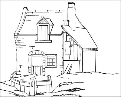 House Coloring Pages 4