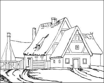 House Coloring Pages 5