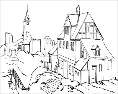House Coloring Pages 6