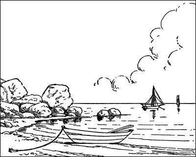 Beach Coloring Pages 4