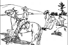Western Coloring Pages 3