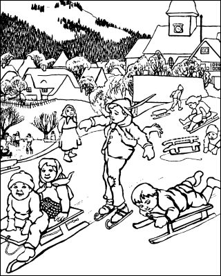 Winter Coloring Pages 3