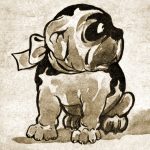 Cartoon Dogs 7 - A Concerned Expression