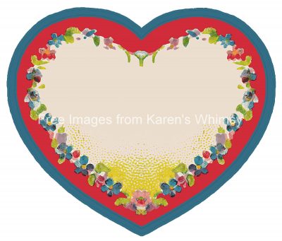 Heart Graphics 3 - Flower border