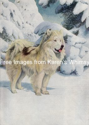 Free Dog Clipart 4 - North Greenland Eskimo Dog
