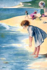 Free Vintage Images 6 - Children by the Seashore