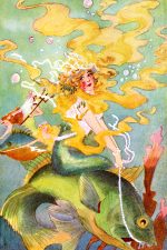 Mermaids 5 - Mermaid Rides a Fish