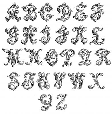 Free Fancy Letters 11 - A to Z