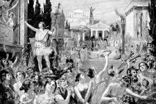 Ancient Athens 7 - Athenians Celebrating