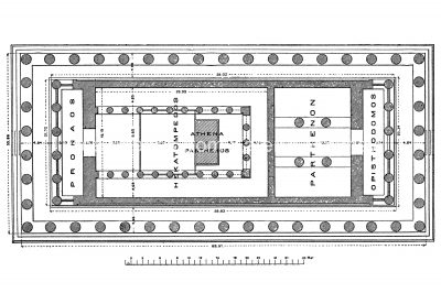Parthenon 7 - Drawing of Floor Plan