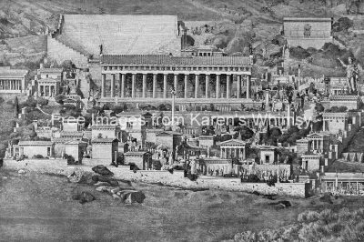 Ancient Greece 8 - City of Delphi Restored
