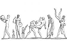 Ancient Olympics 7 - Greek Gymnsasts