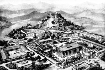 Ancient Olympics 1 - View of Ancient Olympia