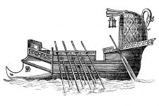 Ancient Greek Ships 11 - Greek Oarred Boat
