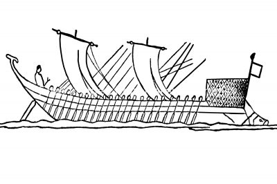 Ancient Greek Ships 12 - Ship with Fifty Oars