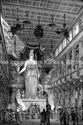 Greek Statues 1 - Statue of Minerva