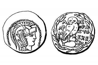 Greek Coins 9 - Attic Drachma