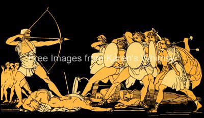 Homer's Odyssey 9 - Ulysses Killing the Suitors