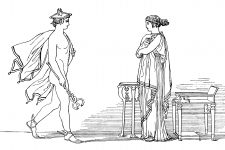 Odysseus 9 - Hermes and Calypso