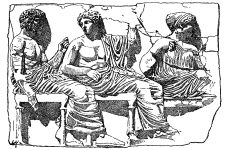 Greek Mythology Gods 10 - Poseidon and Dionysus with Goddess