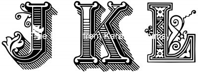 Letters 4 - J K L