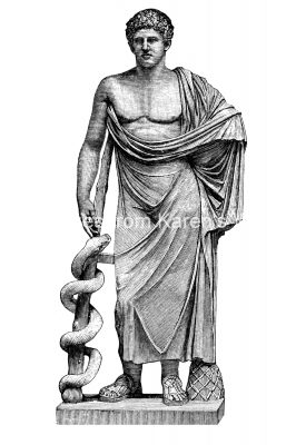 Greek God Images 1 - Aesculapius