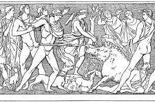 Greek Mythology Images 5 - Meleager on a Boar Hunt